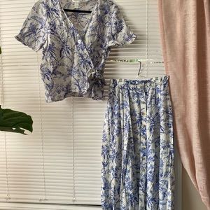 H&M floral Maxi Skirt